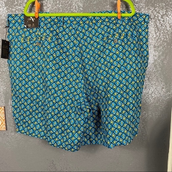 Tasso Elba Island bold patterned linen shorts - Picture 8 of 10